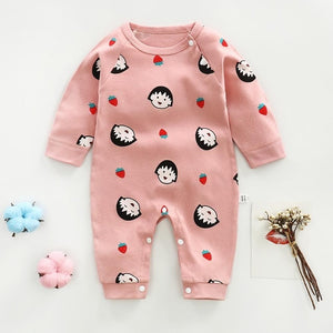 New Autumn Baby girls Boys clothes Romper Animal printing Long Sleeve infant rompers Jumpsuit cotton Newborn Clothes