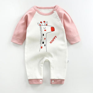 New Autumn Baby girls Boys clothes Romper Animal printing Long Sleeve infant rompers Jumpsuit cotton Newborn Clothes