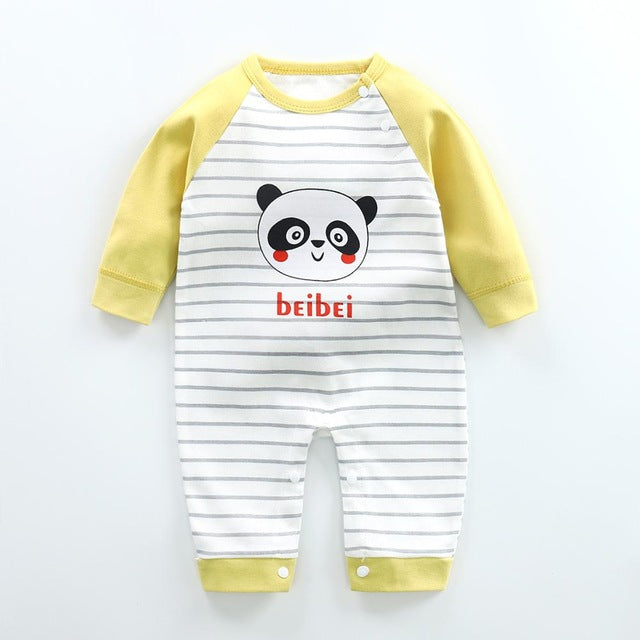 New Autumn Baby girls Boys clothes Romper Animal printing Long Sleeve infant rompers Jumpsuit cotton Newborn Clothes