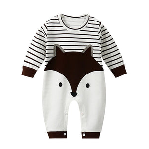 New Autumn Baby girls Boys clothes Romper Animal printing Long Sleeve infant rompers Jumpsuit cotton Newborn Clothes