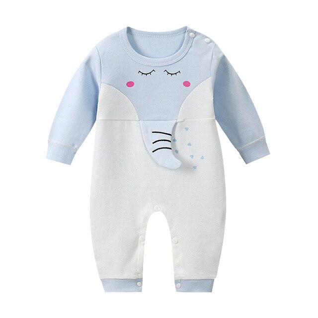 New Autumn Baby girls Boys clothes Romper Animal printing Long Sleeve infant rompers Jumpsuit cotton Newborn Clothes