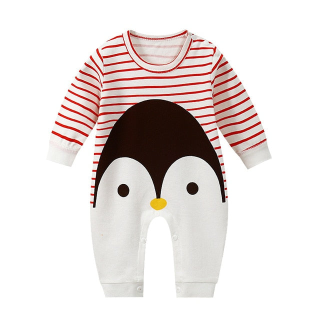 New Autumn Baby girls Boys clothes Romper Animal printing Long Sleeve infant rompers Jumpsuit cotton Newborn Clothes