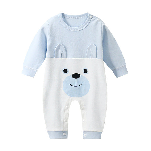 New Autumn Baby girls Boys clothes Romper Animal printing Long Sleeve infant rompers Jumpsuit cotton Newborn Clothes