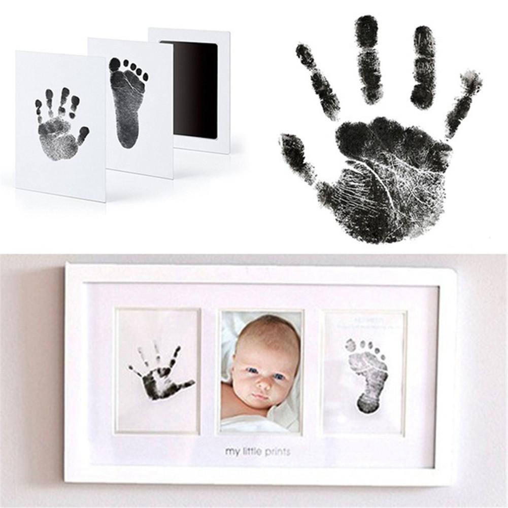 Baby Non-Toxic Handprint And Footprint Ink Pad Baby Items Souvenir Hand & Footprint Makers Learning Education Toy Hand Footprint