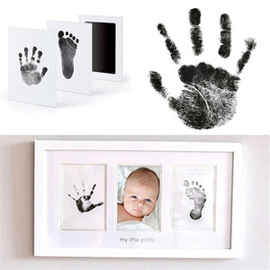 Baby Non-Toxic Handprint And Footprint Ink Pad Baby Items Souvenir Hand & Footprint Makers Learning Education Toy Hand Footprint